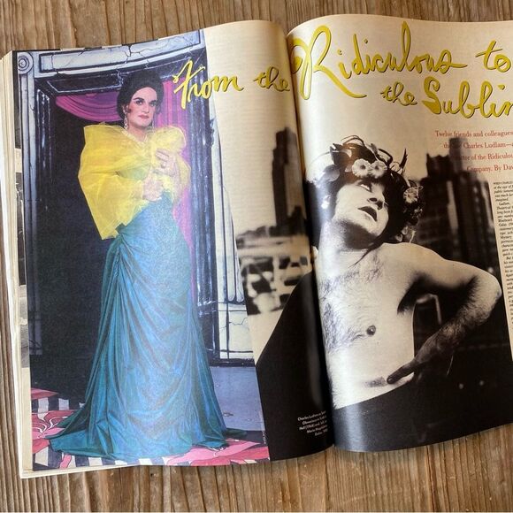 Vtg December 1989 Andy Warhol's Cover ART Interview Magazine Jessica Lange - Picture 5 of 16